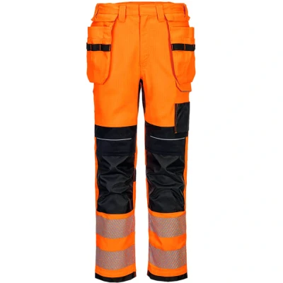 Image of Portwest PW3 FR HVO Holster Trousers Orange/Black 28
