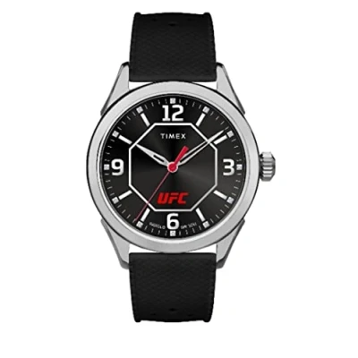 Image of Timex Men Analog Quartz Watch with Silicone Strap TW2V56100JT