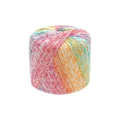 Image of Healifty 1 Roll Crochet Yarn Knitting Cotton Gradient Kaleidoscope for DIY Hats Sweater Scarf Gloves Colorful