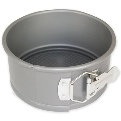 Image of PME SPR063 Silver Anodised Springform Cake Pan 6 x 3 Inch Deep
