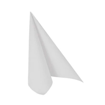 Image of Papstar Royal Collection 11622 Serviettes with 1/4 Fold 40 x cm White Pack of 50