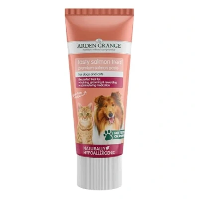Image of Arden Grange Tasty salmon Treats for Cats and Dogs, Brown, 75 g (Pack of 12)