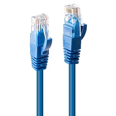 Image of LINDY 3m CAT6 U/UTP Snagless Gigabit Network Cable, Blue