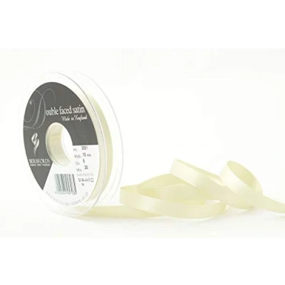 Image of Berisfords Double FACE Poly Satin, Polyester, Lime, 10.4 x 1.3 cm