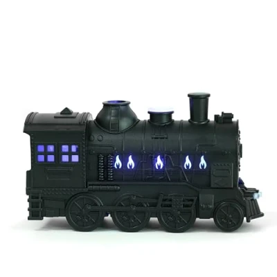 Image of Diabolical DP1368 71 Steam Train Aromatherapy Diffuser Essential Oils for Diffusers, Humidifier Bedroom, Electric Diffusers Home, Men Who Have Everything (Black)