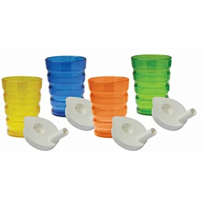Image of NRS Healthcare Easy Grip Beaker,200 ml, Pack of 4