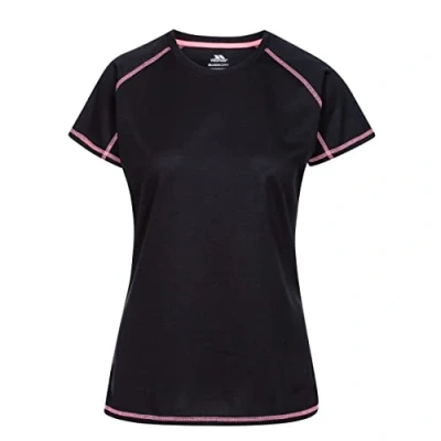 Image of Trespass Women Victoria Quick Dry T shirt Black, Large