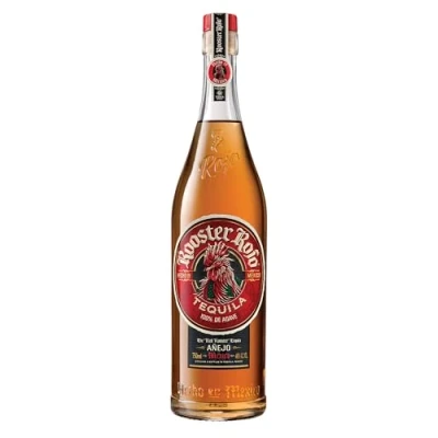 Image of Rooster Rojo Anejo Tequila 70cl, 38% ABV 100% Blue Webber Agave Double Distilled, Filtered Through Silver, Barrel Aged