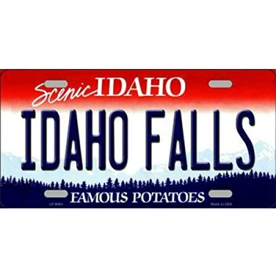 Image of New License Plate idaho falls state background novelty Sign 15x30 CM