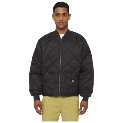 Image of Dickies, Men&#039;s, DIAMOND QUILTED JACKET, BLACK, XXL
