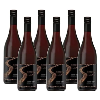 Image of Case of 6 Penny Lane Reserve Pinot Noir Red Wine 75cl 13% abv