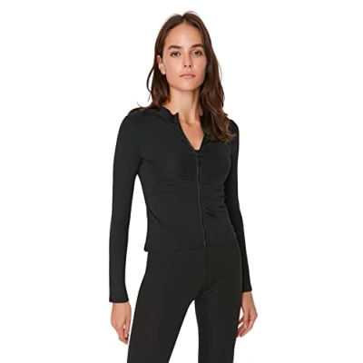 Image of Trendyol Blouse Black Fitted