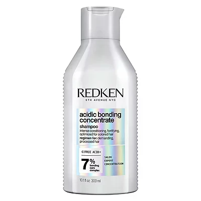 Image of REDKEN Acidic Bonding Concentrate Shampoo, Sulphate Free for a Gentle Cleanse, Strengthens Bonds, Repairs Damage &amp; Protects Colour Treated Hair, 300ml