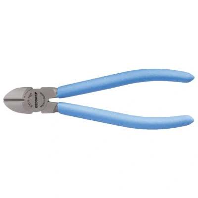 Image of GEDORE Side cutter for medium hard wire to 1.6 mm dia., Swedish pattern, Non slip grips, Hardened, Length 125 mm, 8314 TL