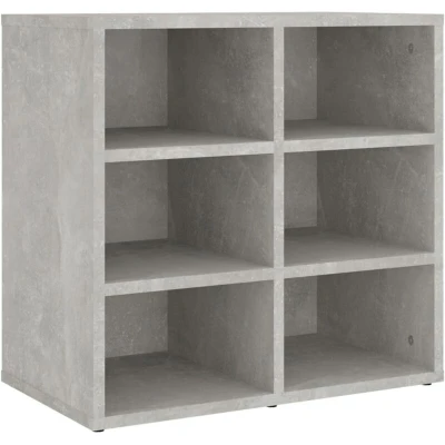 Image of vidaXL Shoe Cabinet Concrete Grey 52.5x30x50 cm