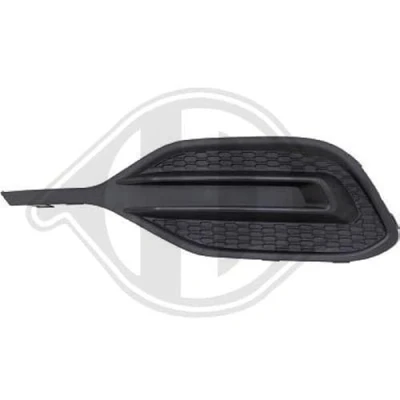 Image of 39163604 Bumper Grill DIEDERICHS 1808147 Left for vehicles without front fog light