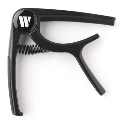 Image of WINGO Capo for Acoustic and Electric Guitar, Ukulele, Mandolin, Banjo Black