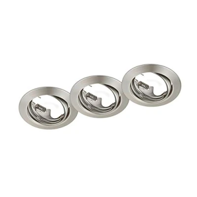 Image of Trio Lighting Round Jura recessed light in matt nickel