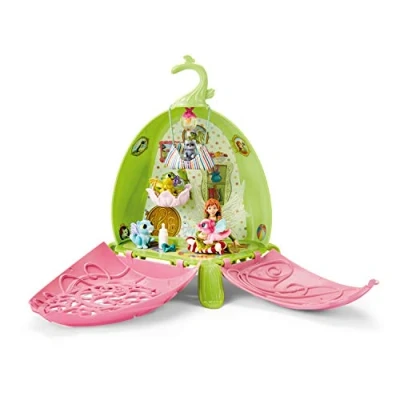 Image of schleich Bayala 42520 Fairy Marween&#039;s Animal Playschool with and Baby Dragon Playset First Magic Magical Pet Animals Toys Gift for Boys Girls, Kids Ages 5+