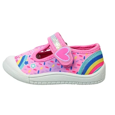 Image of WILLIAM LAMB Kilika Girls Canvas Shoes Pink 5 Child UK