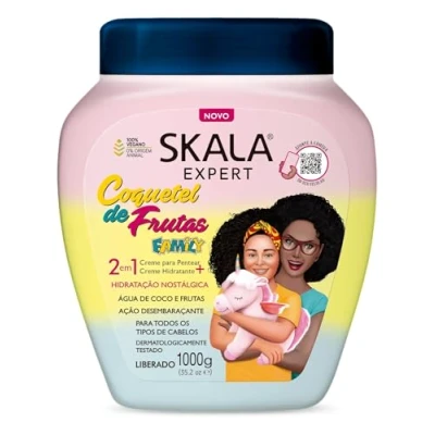 Image of Intense Nourishment and Hydration Conditioning Cream Fruit Cocktail Skala 1000ml Rich in Vitamins Natural Extracts