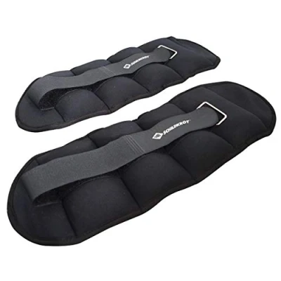 Image of Schildkröt Wrist/Ankle Weights, 2 x 2.0 kg, Black, in Carrying Case, 960203