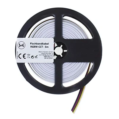 Image of Ribbon Cable 6 Pin for RGBW + CCT LED Strip/Strip Extension Strip, 5 Metres