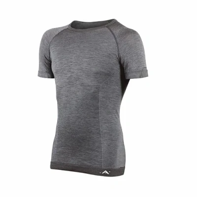 Image of Risalti Thermal Tops Womens Top for Men Merino Wool Underwear Mens Unisex Short Sleeve, Womens, Thermals Women Seamless Made in Italy