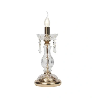 Image of MONALISA Table Lamp Gold, Crystal 15x41cm