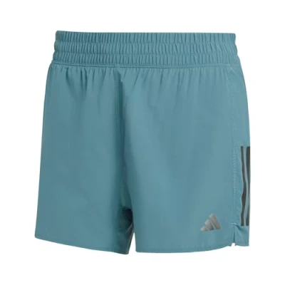 Image of adidas Women&#039;s Own The Run Shorts, Preloved Teal, XXS 3 inch
