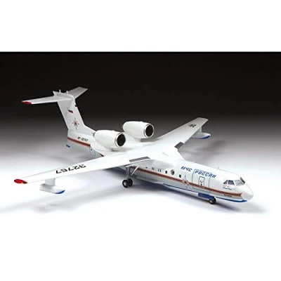 Image of Zvezda 530007034 1:144 Beriev Be 200 ES Multi Role amph, Model, Plastic Construction, Assembly Kit, Detailed Replica
