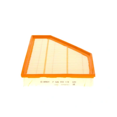Image of 13717797465 Air Filter BOSCH F 026 400 119 65mm 235mm 301mm Insert BMW: 3 Saloon, 1 Coupe, Hatchback