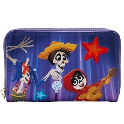 Image of Loungefly Portefeuille Disney Moments Miguel and Hector Performance 0671803442023