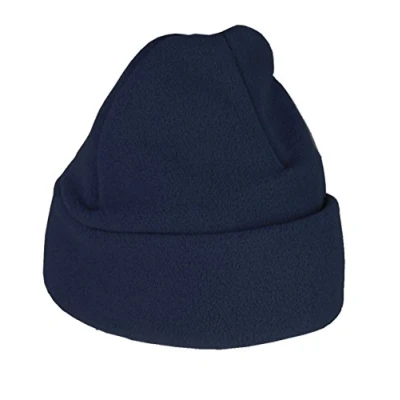 Image of Childs Fleece Hat, Navy, Medium