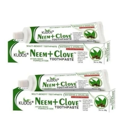 Image of Kudos Ayurveda Neem And Clove Toothpaste (100g) (P