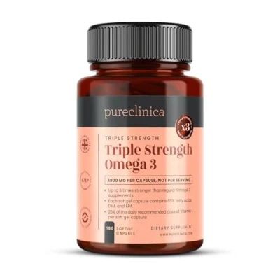 Image of Triple Strength Omega 3 1000mg x 180 Softgels 6 Months Supply