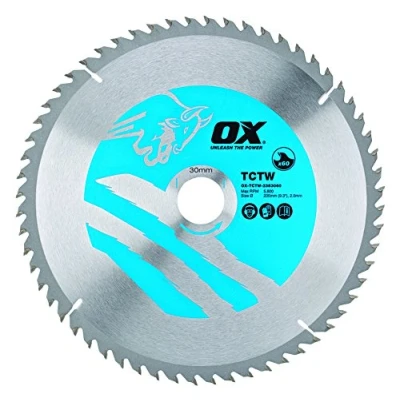 Image of OX Wood Cutting Circular Saw Blade 235/30mm, 60 Teeth ATB