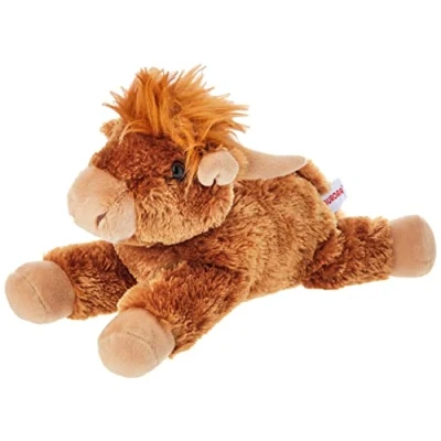 Image of Aurora, 60932, Flopsie Highland Cow, 12In, Soft Toy, Red