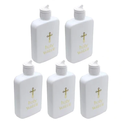Image of LIGSLN 1/5pc Holy Water Bottle Cross Religion Container Organizers Praying Supplies For Home Church Christian Baptism Religious