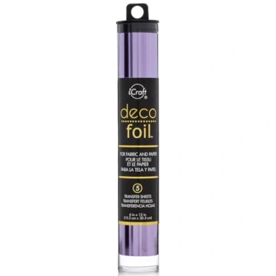 Image of Thermoweb Deco Foil Transfer Sheets 6 x 12 inch Lilac, Other, Multicoloured, 3.17x3.17x18.41 cm