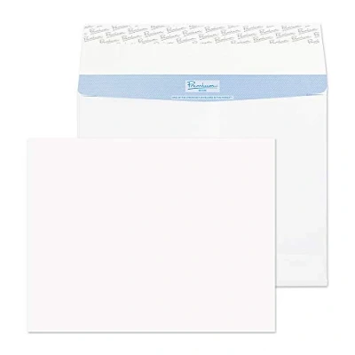 Image of Blake Secure C4 229 x 324 50 mm 125 gsm Tear Resistant Gusset Peel &amp; Seal Wallet Envelopes (TR7700) White Pack of 100