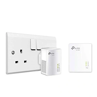Image of TP LINK TL PA7017 KIT 1 Port Gigabit Powerline Starter Kit, UK Plug (Renewed)