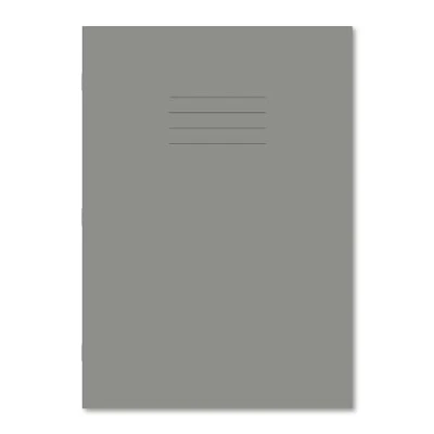 Image of Hamelin A4 8 mm Ruled and Margin 80 Pages Exercise Book Grey (Pack of 50)