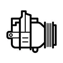 Image of 926000216R AC compressor NRF 320105G DKV11R 12V PAG 100 with oil DACIA: LOGAN MCV 2