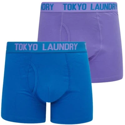 Image of Tokyo Laundry Men&#039;s 2 Pack Stretch Cotton Boxer Shorts