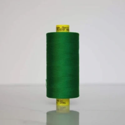 Image of Gutermann Mara 120 All Purpose Polyester Sewing Thread 1000m Spool, UV Resistant, Silky Shine, Tear &amp; Abrasion Resistant Perfect for Machines or Hand Sewing/Colour 396