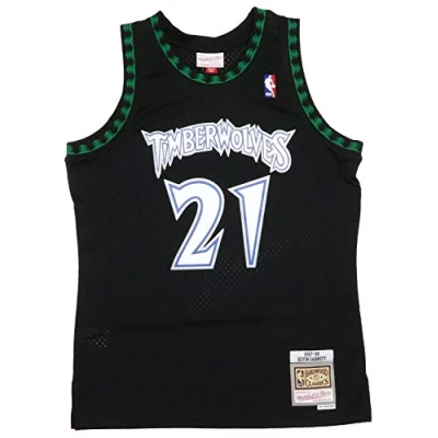 Image of Mitchell &amp; Ness Swingman Mesh Jersey Minnesota Timberwolves 97 98 K. Garnett S
