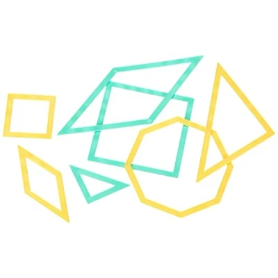 Image of clover Patchwork Templates Square/Octagon, 1