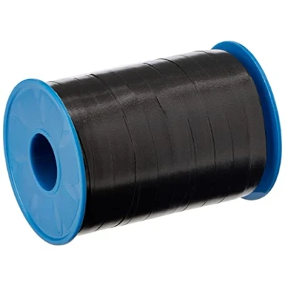 Image of C.E. Pattberg AMERICA Gift curling Ribbon black, 273 yards of balloonribbon for Wrapping, 0.39 inches width, Accessories Decoration &amp; Handicrafts, Presents
