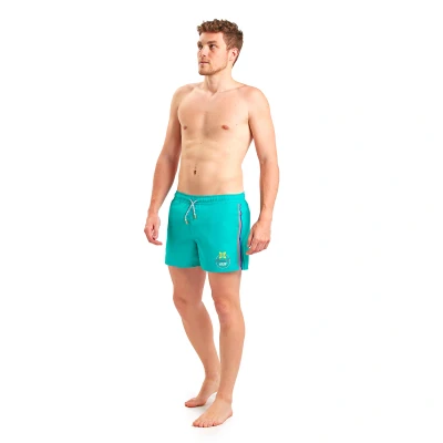 Image of Munich Mens Short Swimsuit DM0572 Turquoise Size 2XL